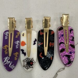 Halloween and Bride Hair Clips Set